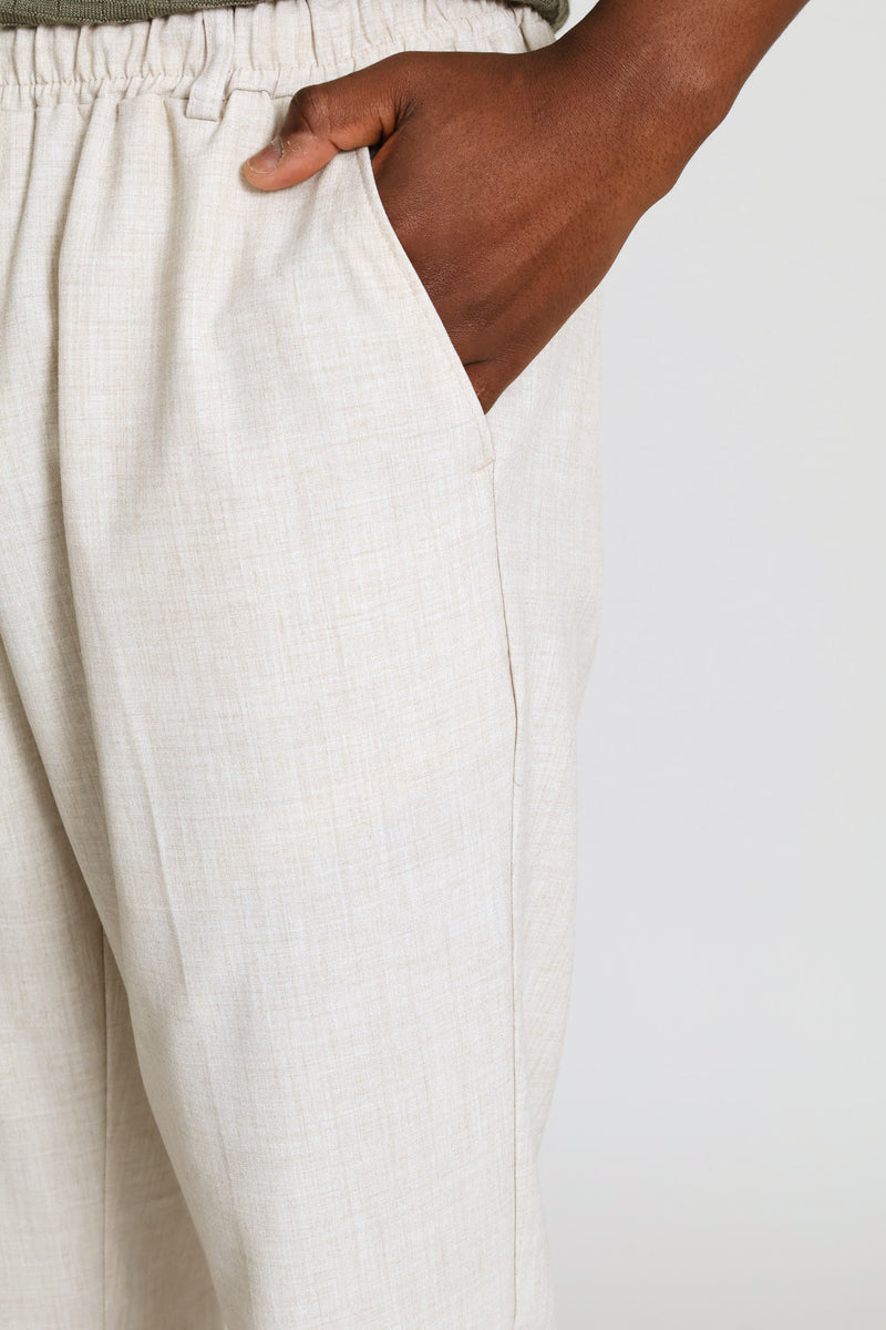 Neutral Elasticated Trousers - Neutral
