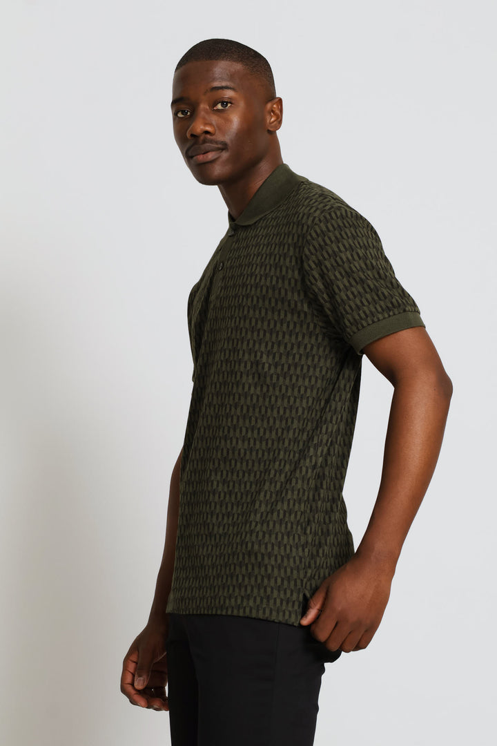 Geometric Printed Golfer - Fatigue