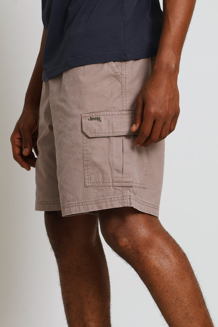 Willys Hurricane 21Cm Cargo Shorts - Brown