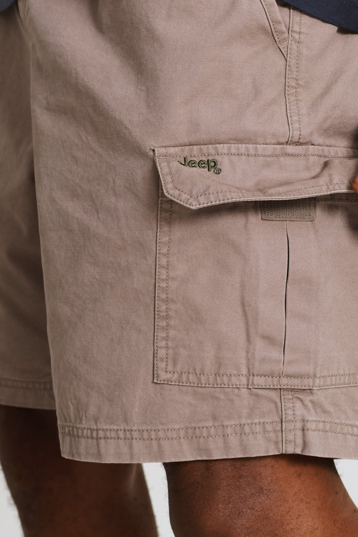 Willys Hurricane 21Cm Cargo Shorts - Brown
