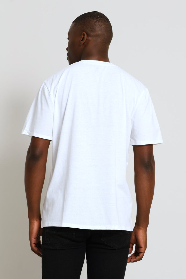Car Print Tee - White