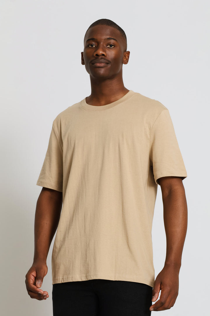Plain Tee - Taupe
