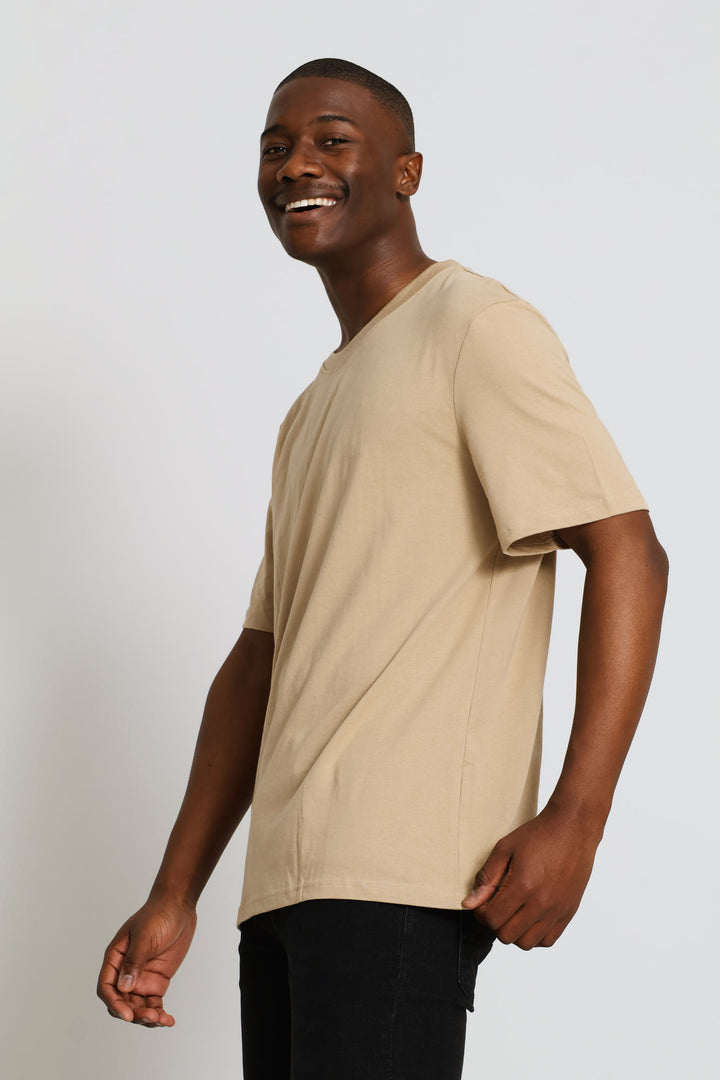 Plain Tee - Taupe