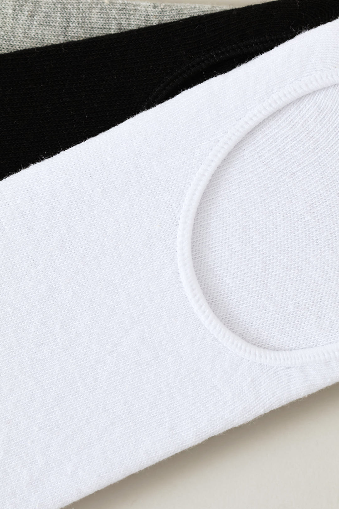 3 Pack Secret Socks - Black/White/Grey