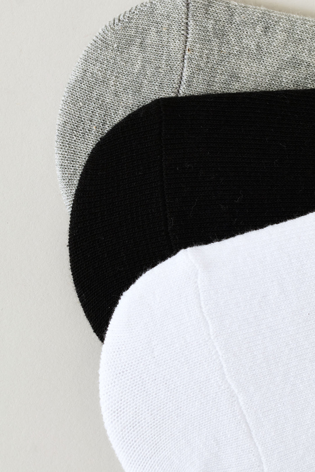 3 Pack Secret Socks - Black/White/Grey