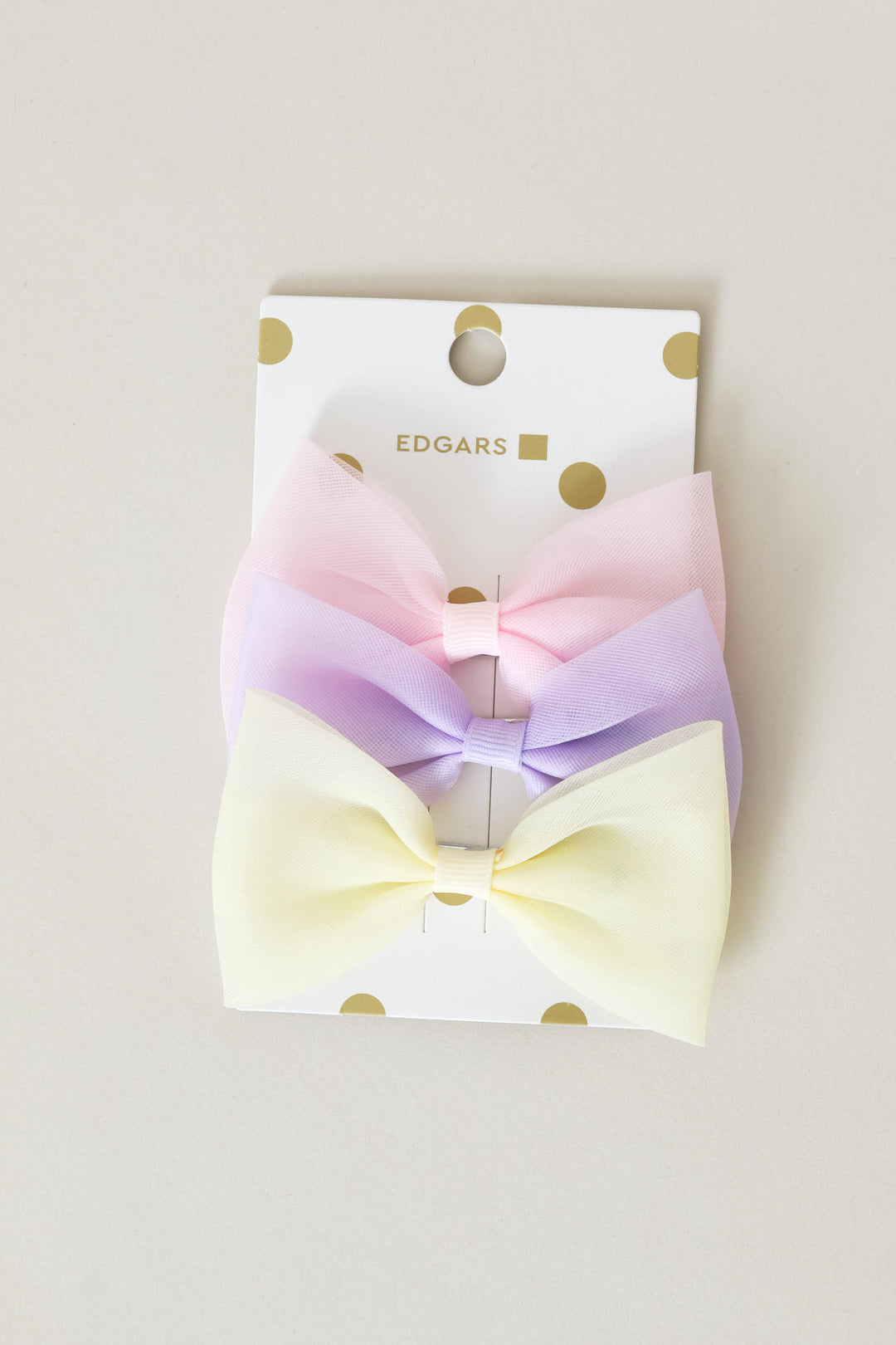 Pre-Girls 3 Piece Multi Colour Bow Clips - Multi