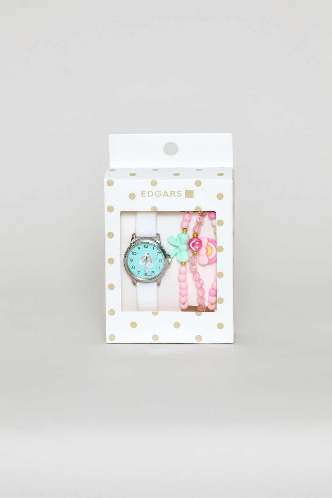 Pre-Girls Rainbow Watch & Bracelet Set - Multi