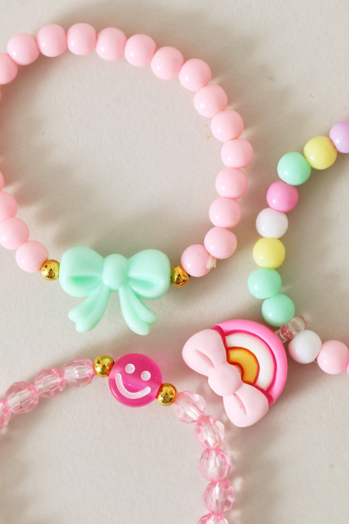 Pre-Girls Rainbow Watch & Bracelet Set - Multi