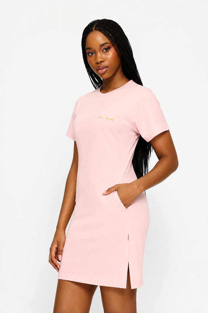 Midi T-Shirt Dress - Pink