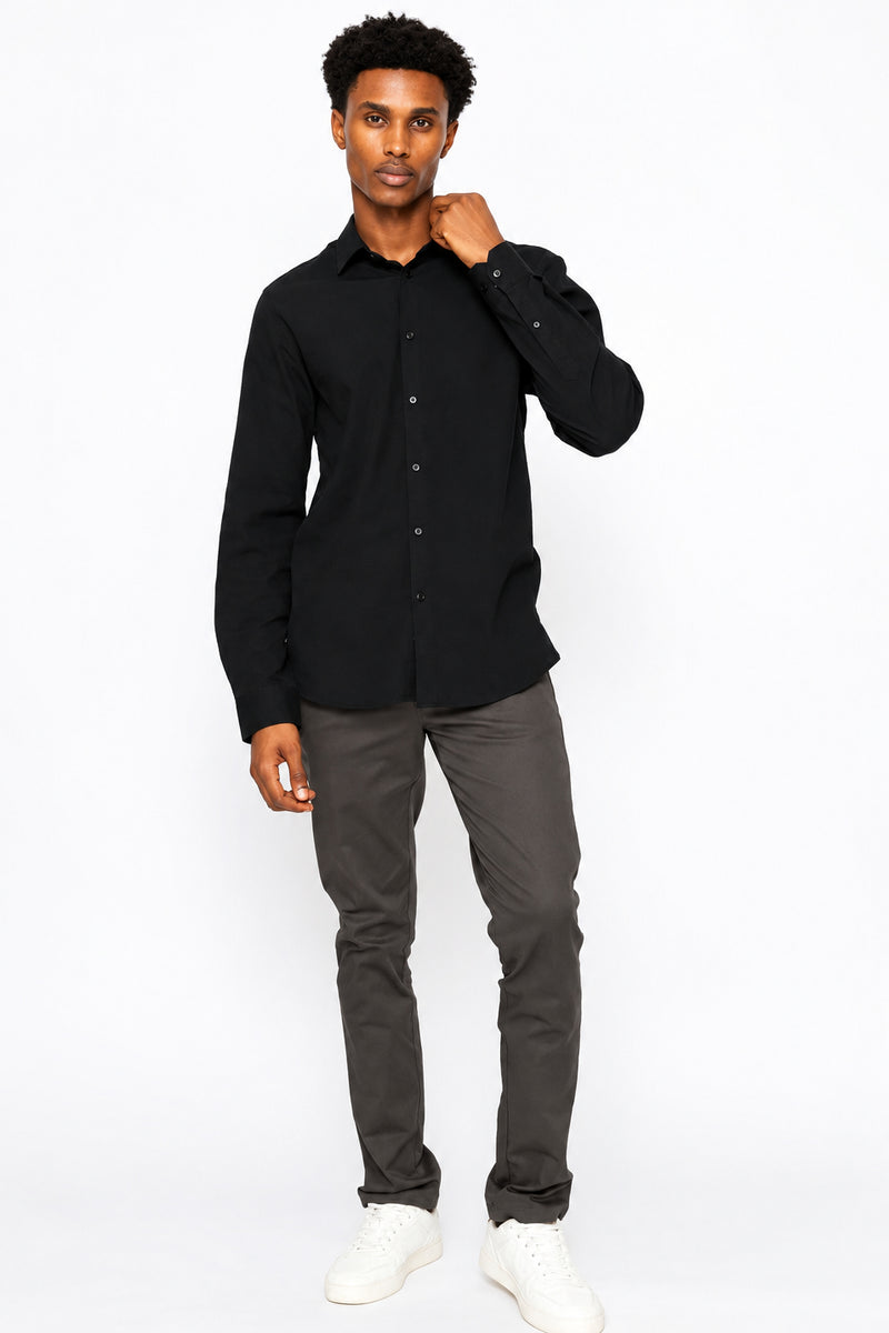 Slim Smart Chino - Charcoal