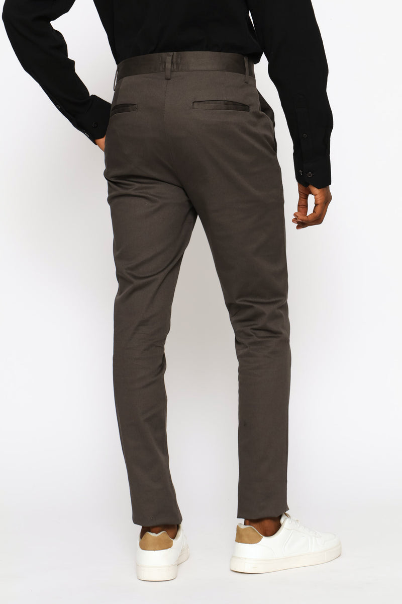 Slim Smart Chino - Charcoal