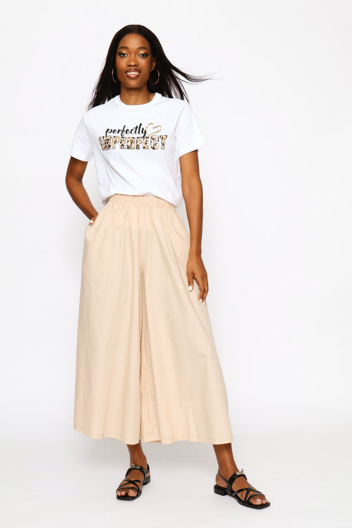 Perfectly Imperfect Animal Tee - White