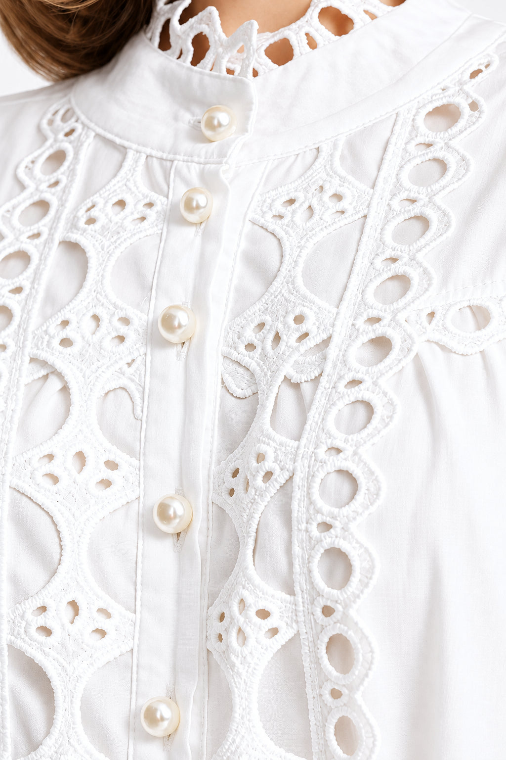 Boatneck Permanent Crease Floral Print Tiered Maxi Dress - White