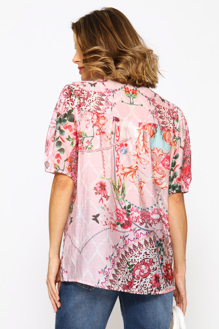 Floral Blouse - Pink