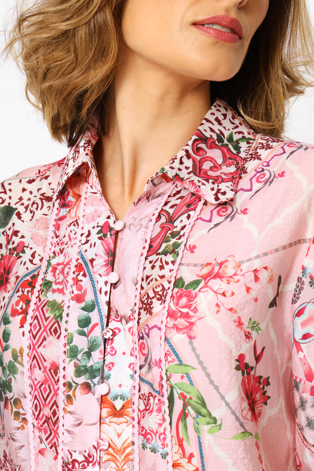 Floral Blouse - Pink