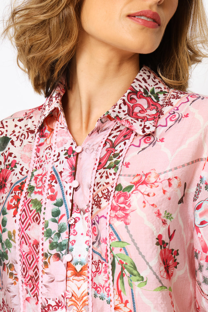 Floral Blouse - Pink