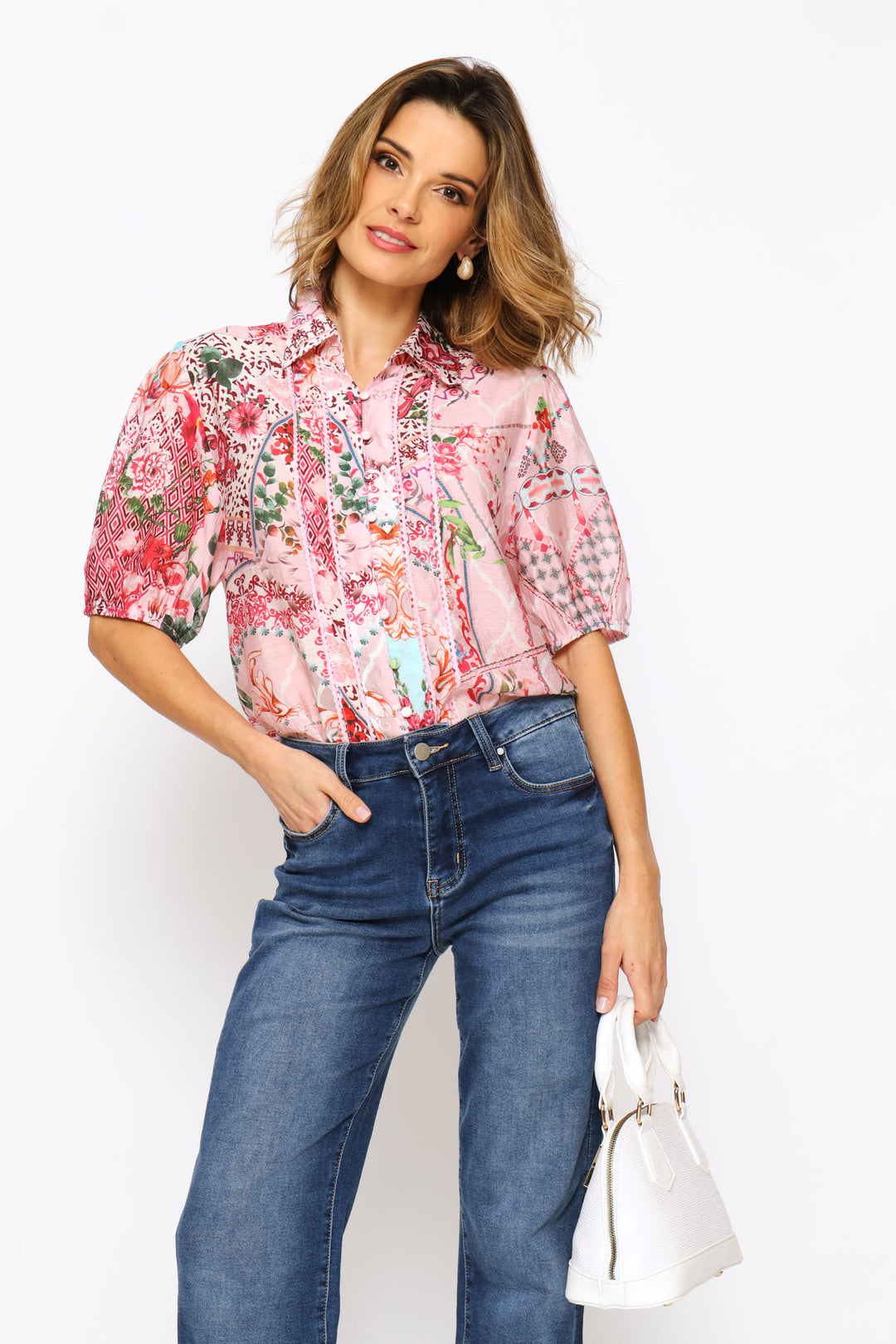 Floral Blouse - Pink