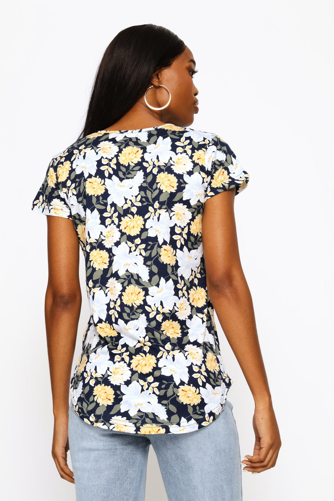 Printed Pocket Tee - Floral
