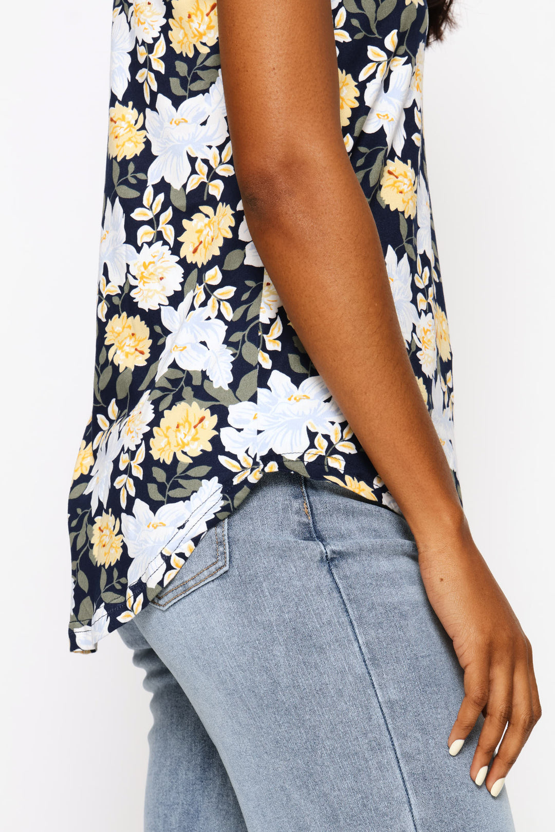 Printed Pocket Tee - Floral