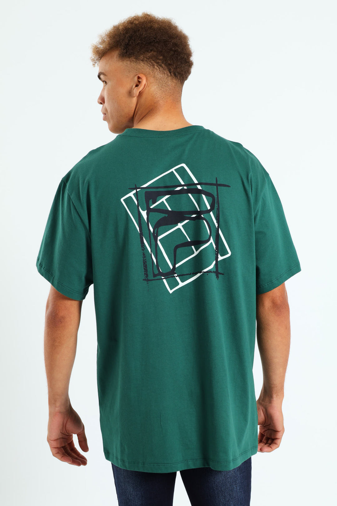 Alex Oversized T-Shirt - Dark Green