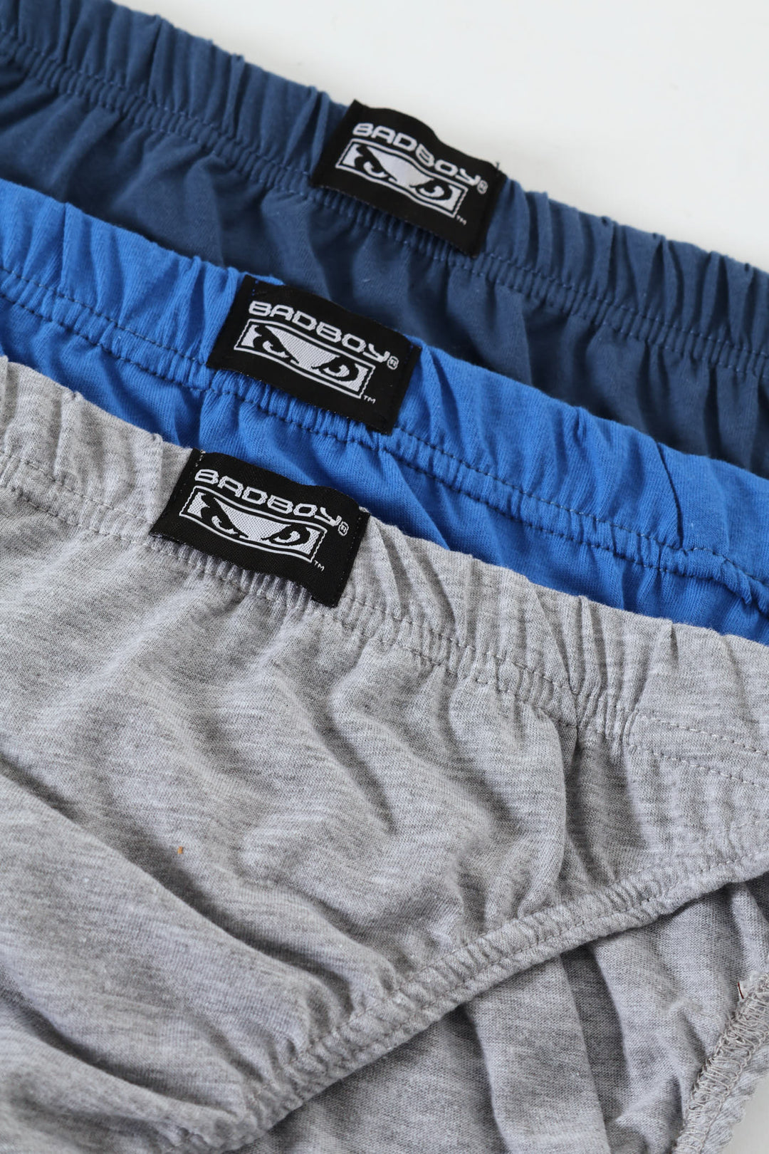 3 Pack Mini Briefs - Grey Melange/Blue/Petrol