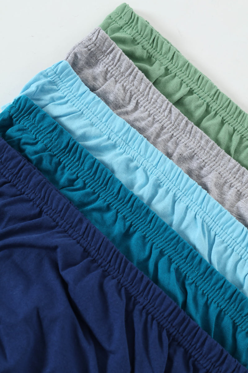 Boys 5 Pack Plain Briefs