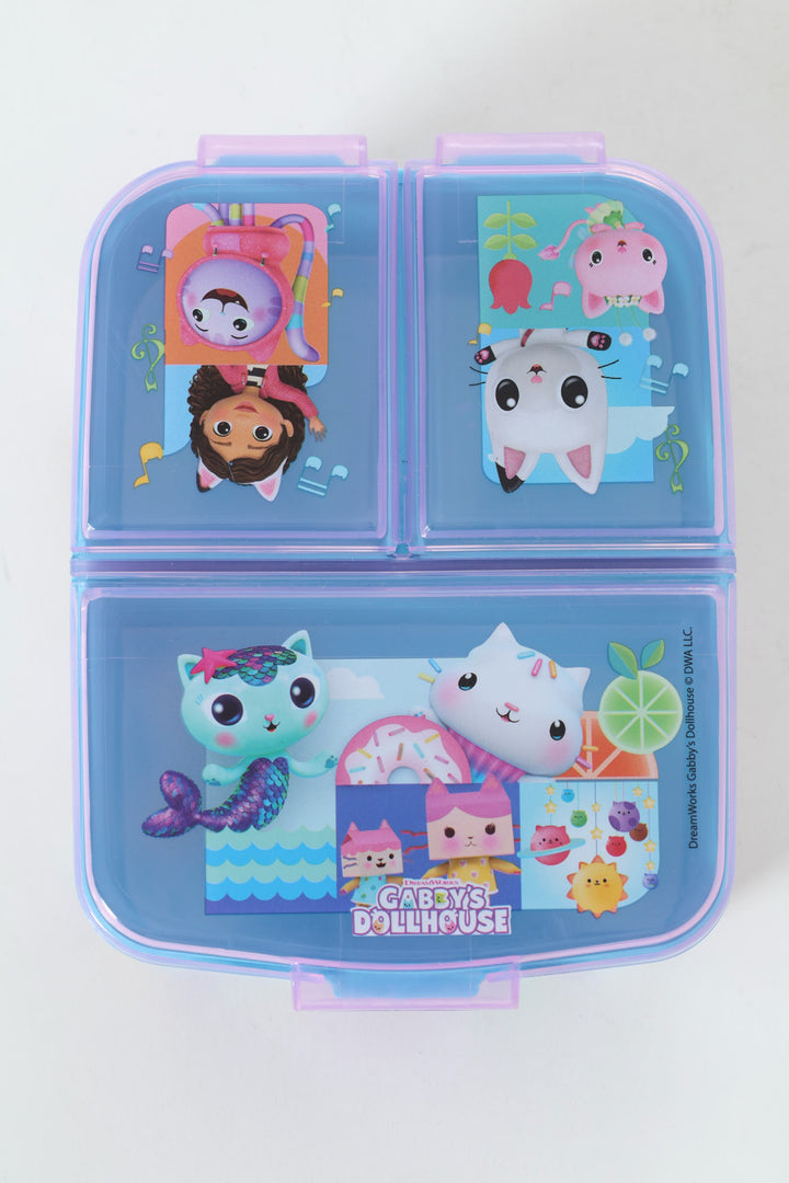 Pre-Girls Gabby's Dollhouse Multi Compartment Sandwhich Box - Lilac