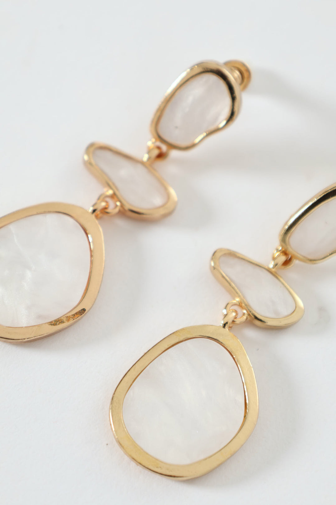 Pearl Drop Earrings - Gold
