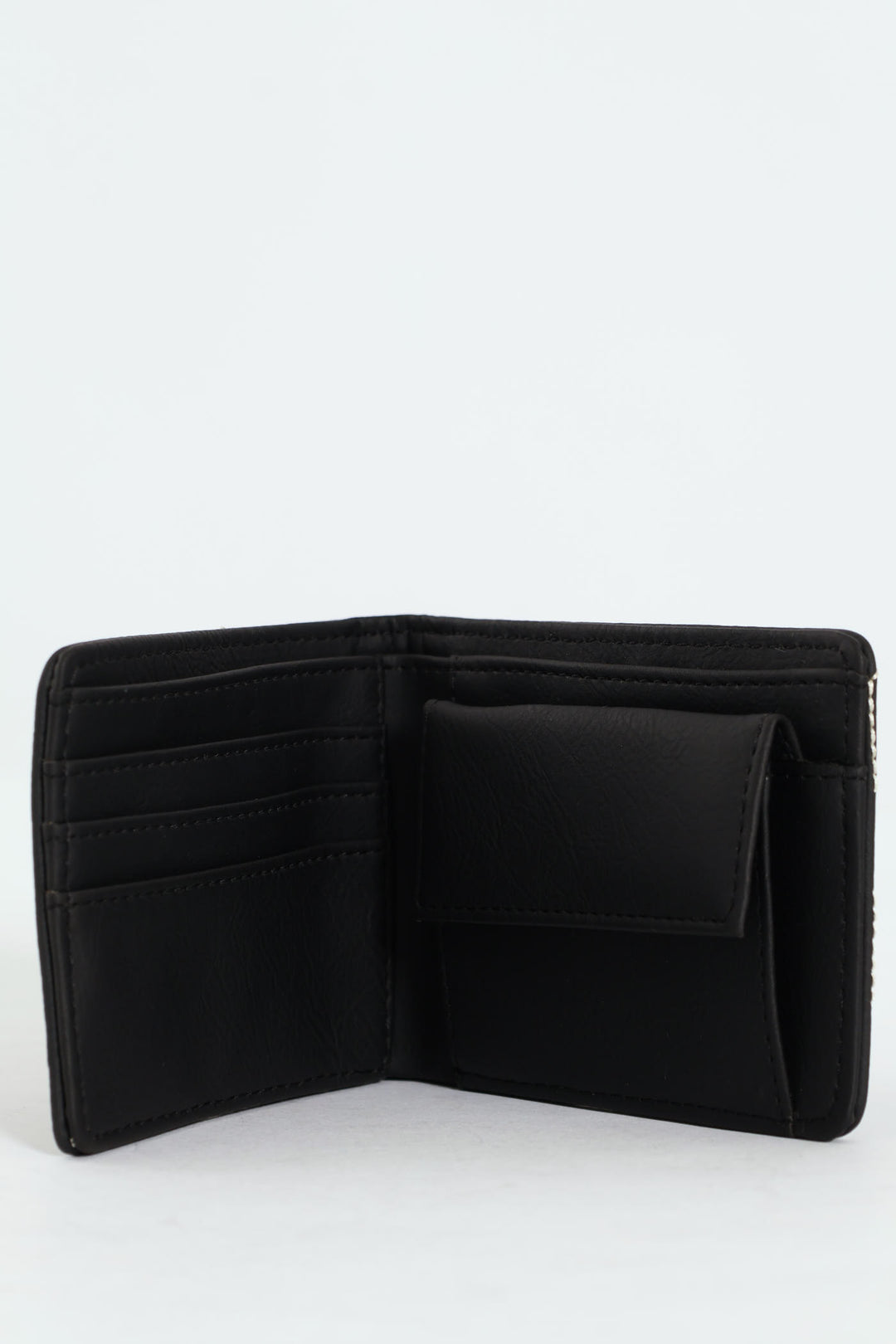 Geometric Patern Wallet - Black