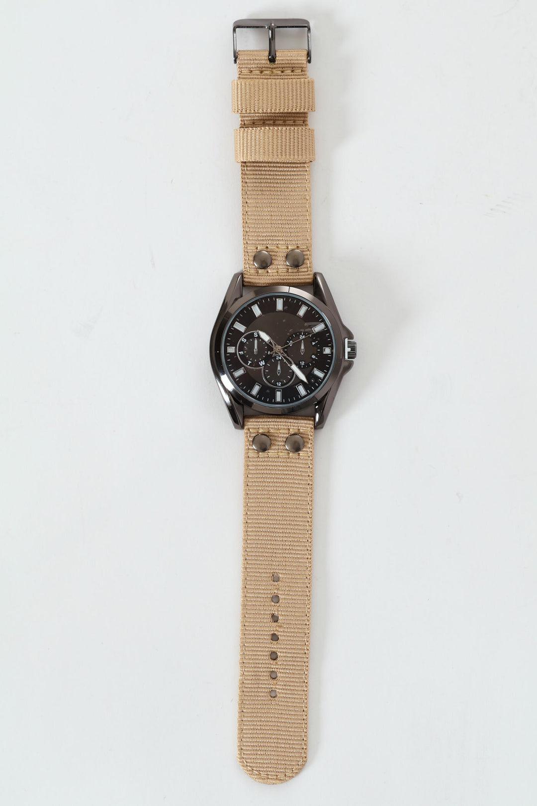 Nylon Watch - Beige