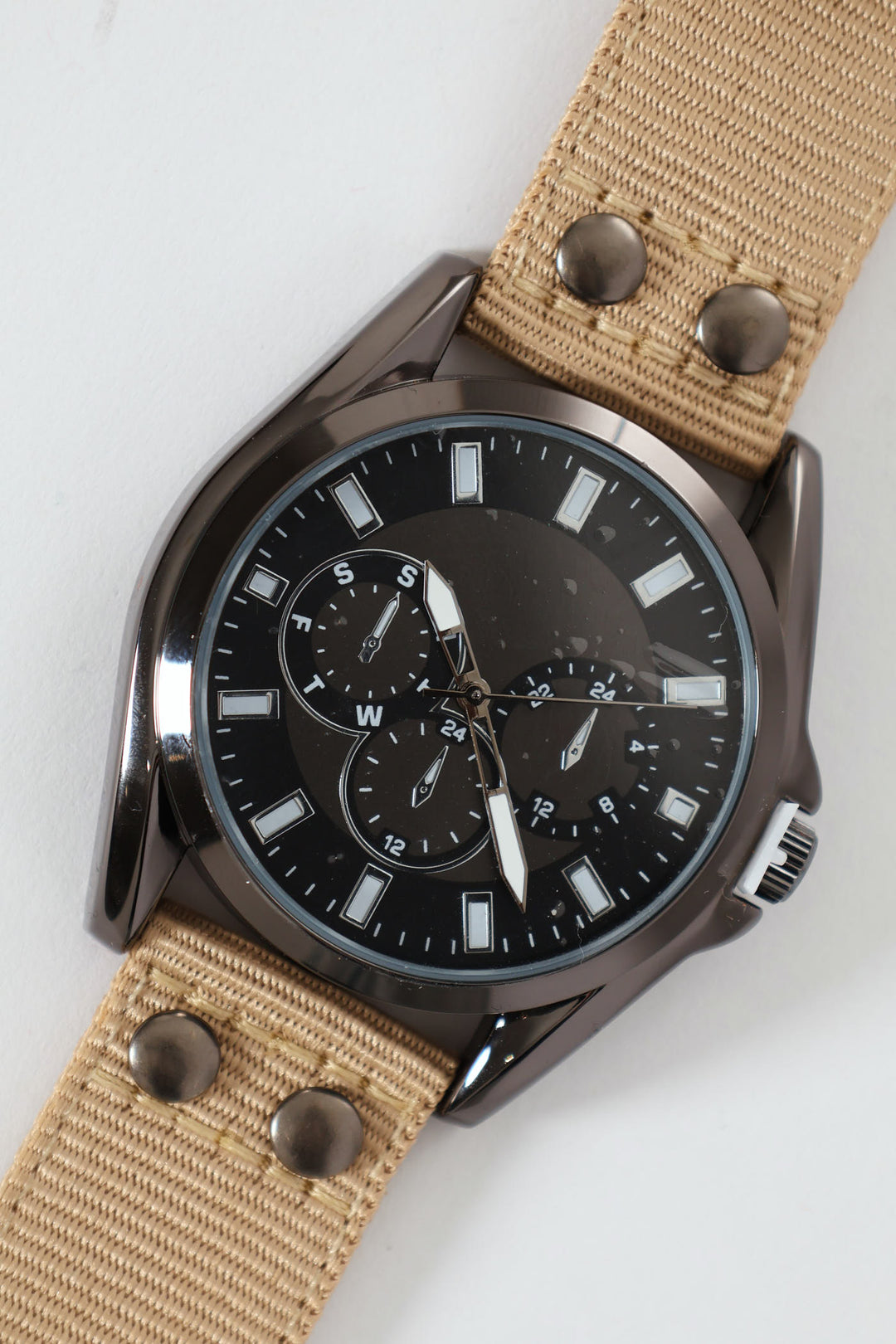 Nylon Watch - Beige