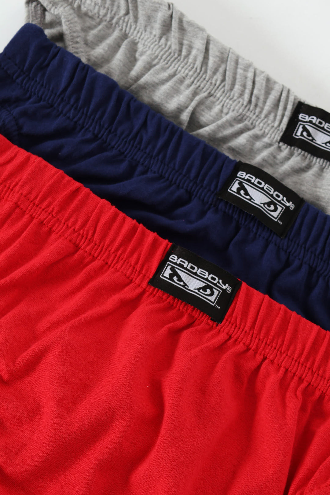 3 Pack Mini Briefs - Navy/Grey Melange/Red