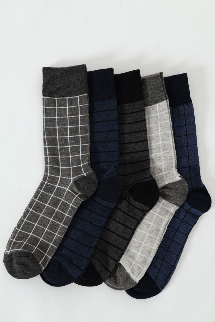 5 Pack Anklet Socks - Multi