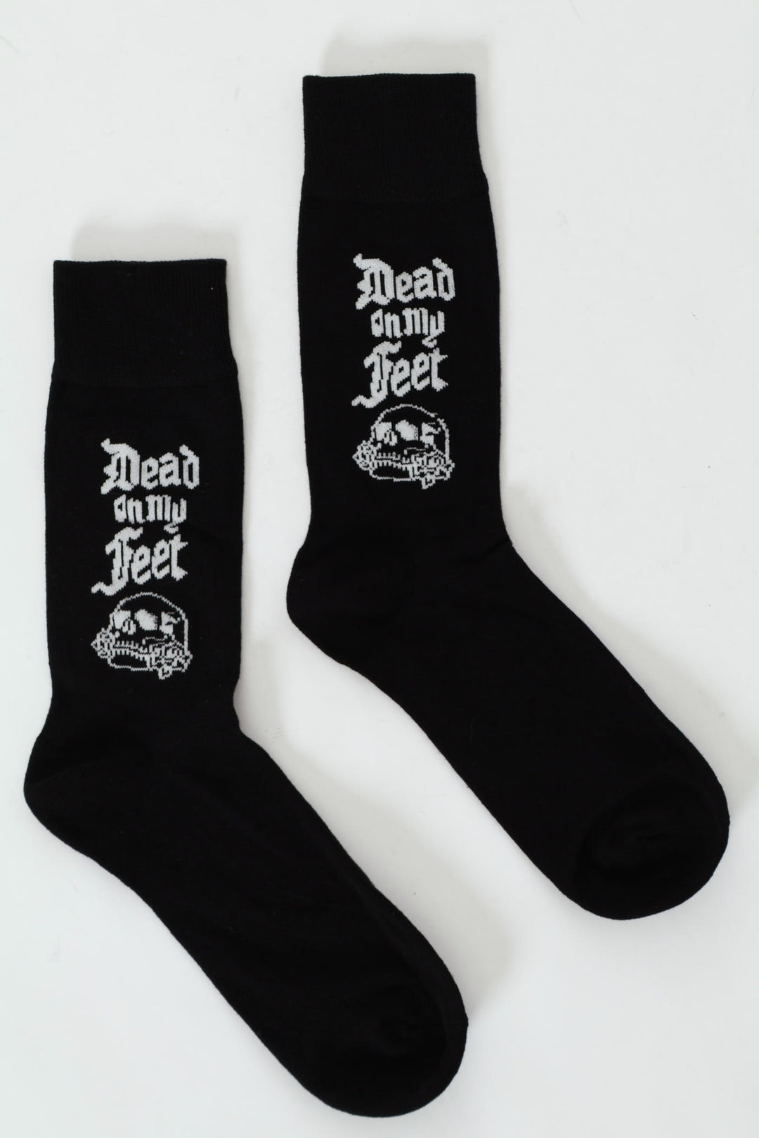 Single Dead Feet Anklet Socks - Black