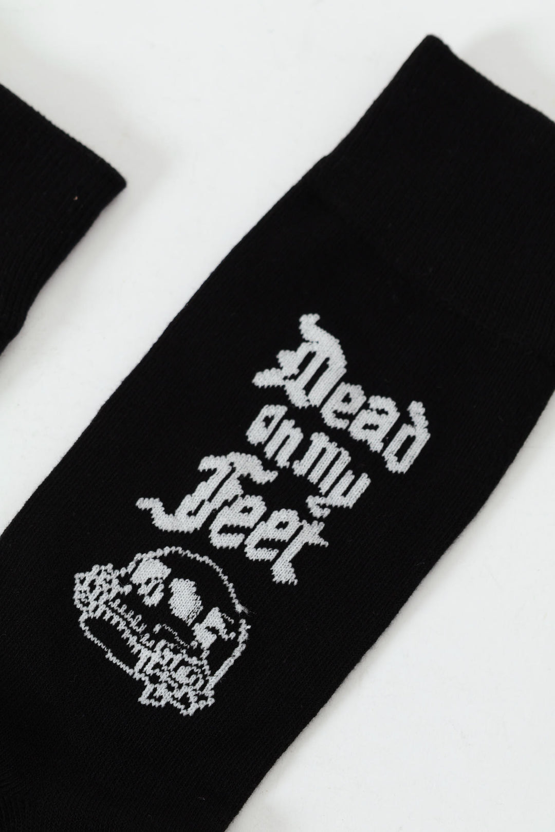 Single Dead Feet Anklet Socks - Black