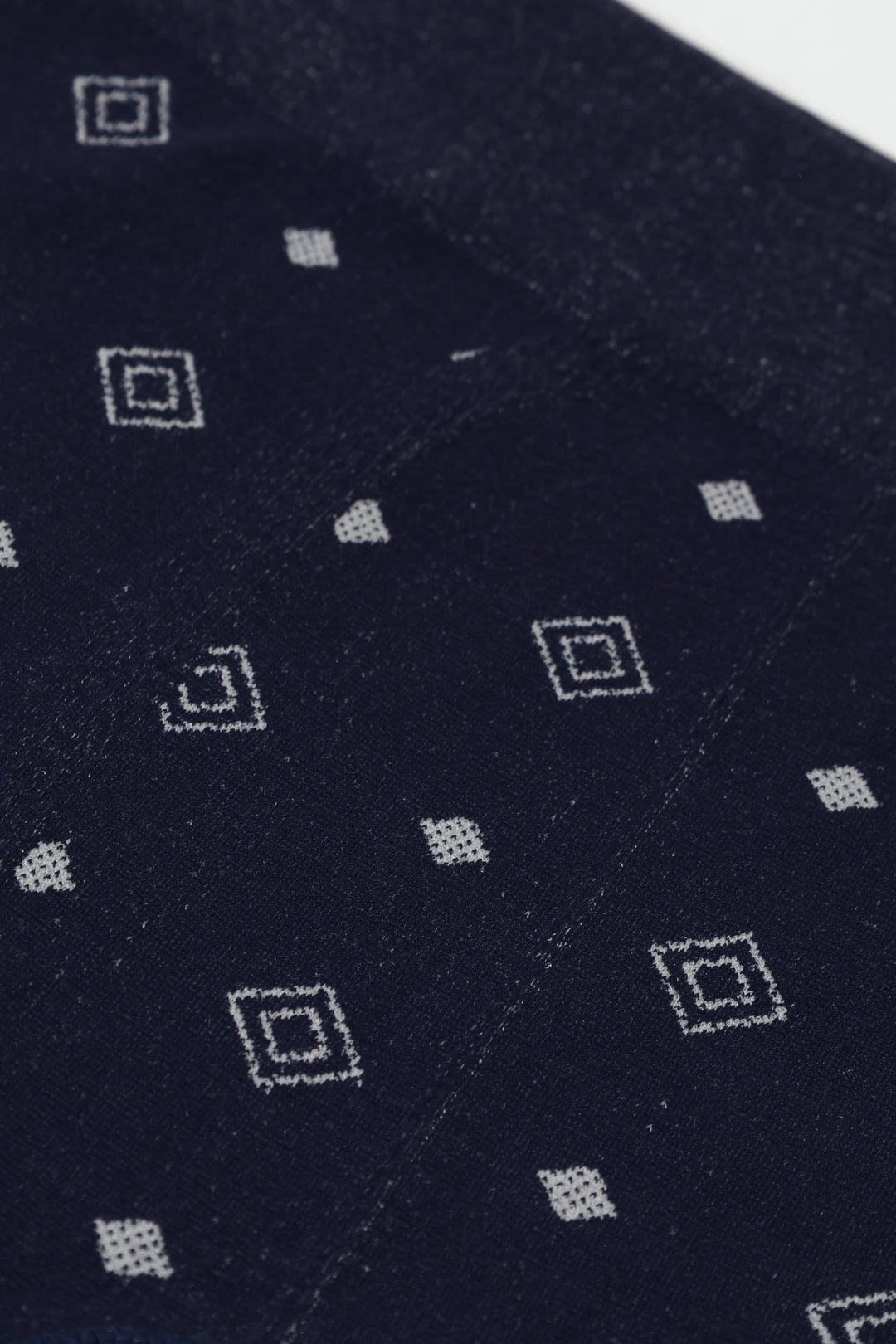 Single Print Seamless Trunk - Navy
