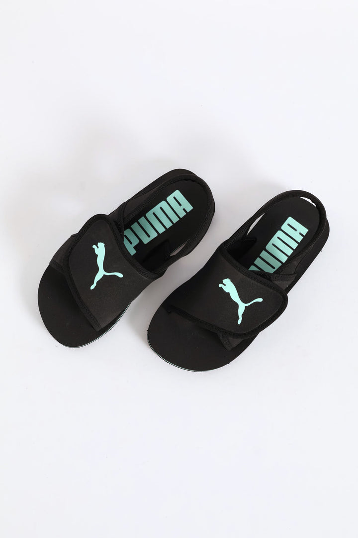 Pre-Boys Summer Flip Zadp Sandal - Black/Mint