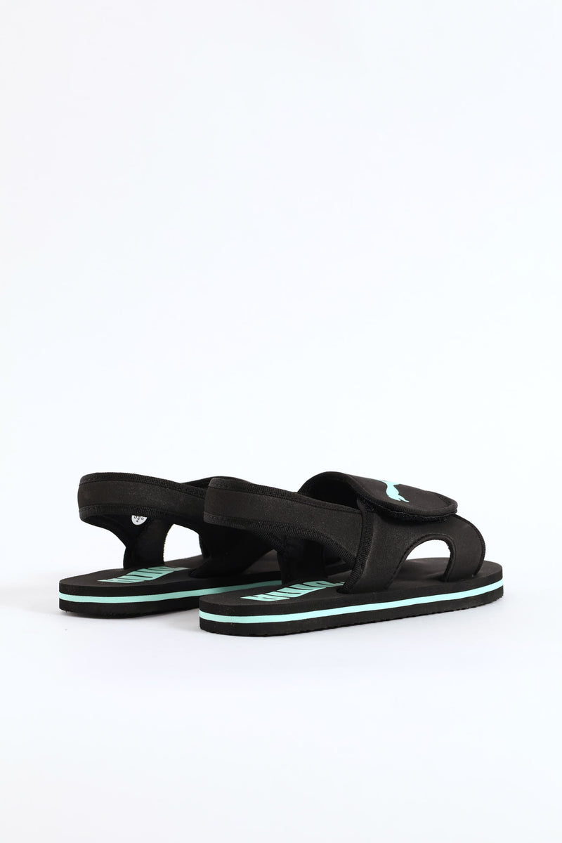 Pre-Boys Summer Flip Zadp Sandal - Black/Mint