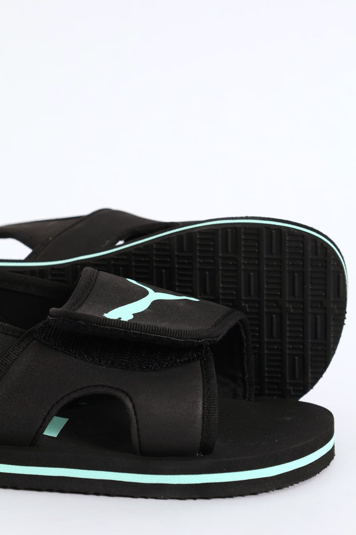 Pre-Boys Summer Flip Zadp Sandal - Black/Mint