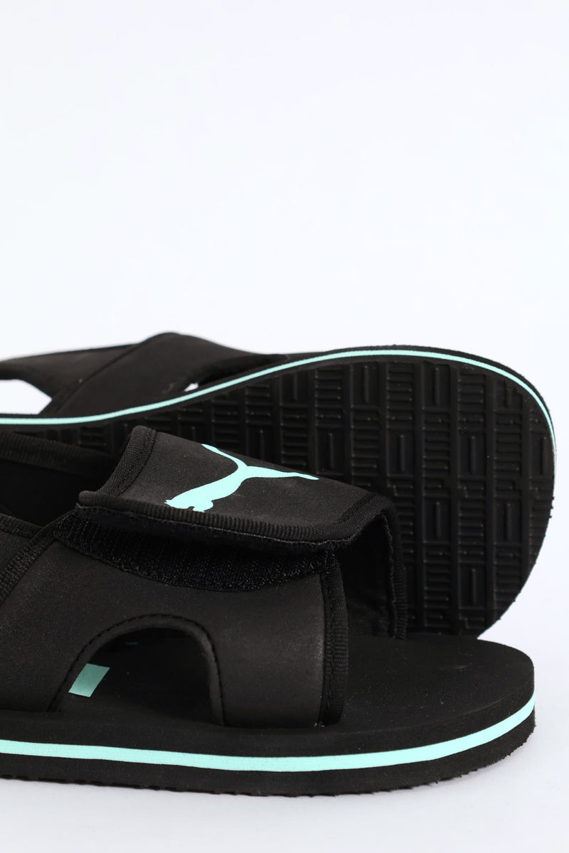 Pre-Boys Summer Flip Zadp Sandal - Black/Mint
