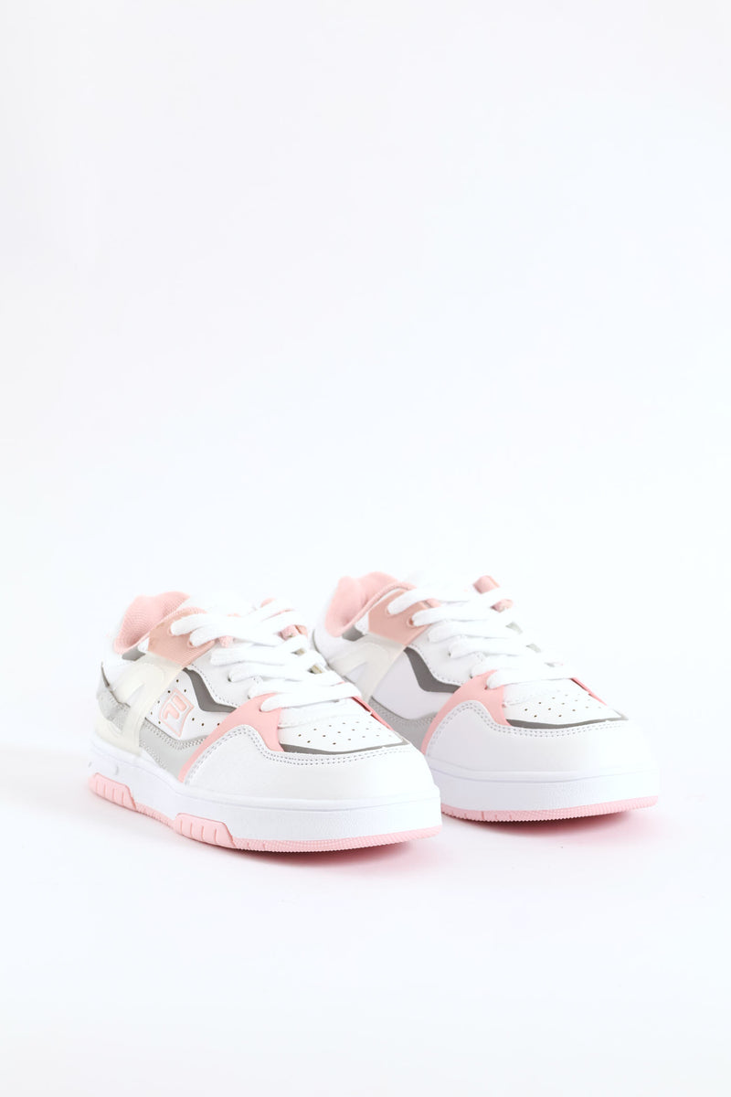 Girls Lilo Sneaker - White/Lilac