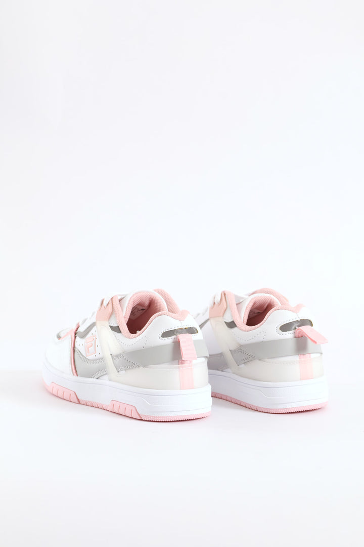 Girls Lilo Sneaker - White/Lilac