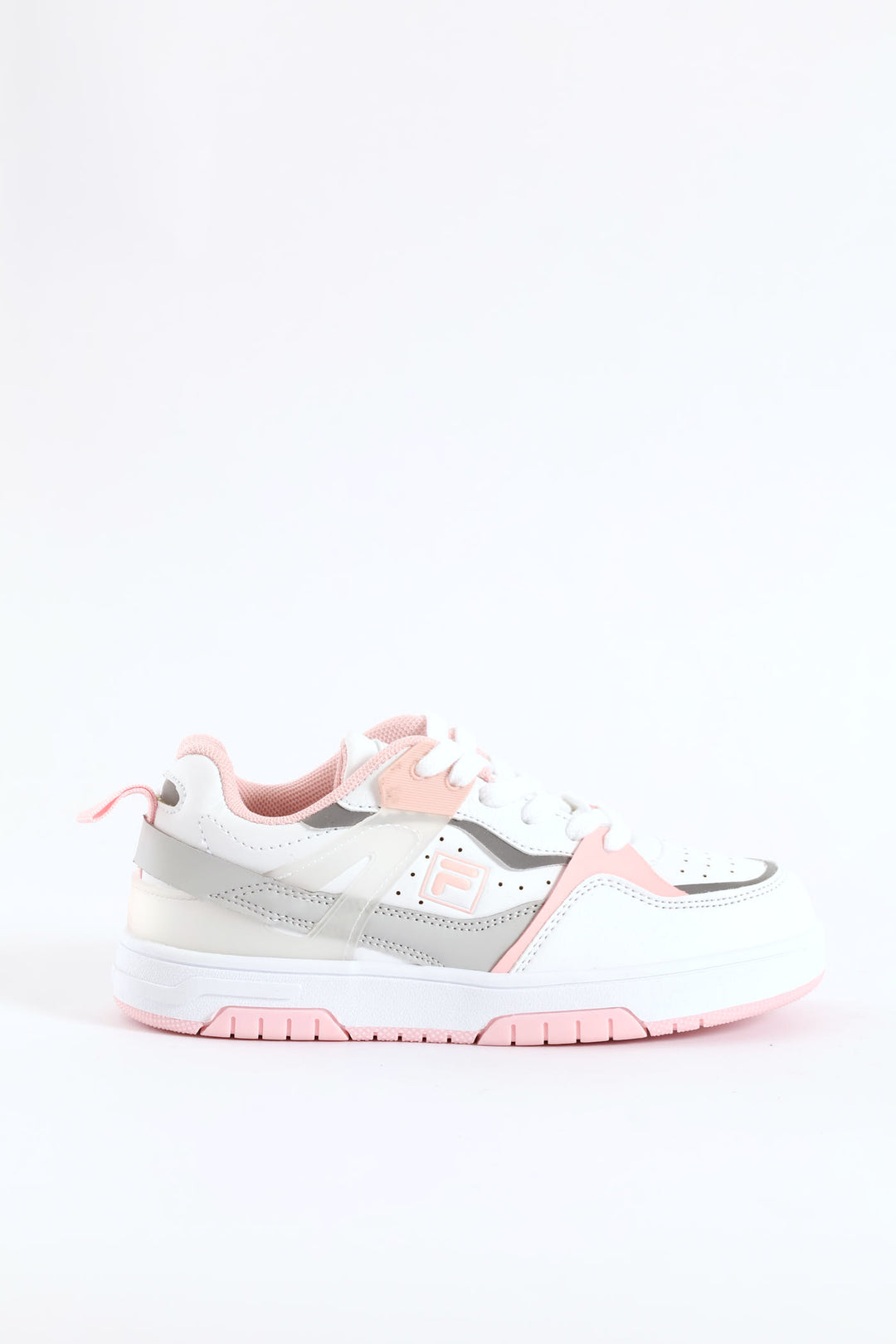 Girls Lilo Sneaker - White/Lilac