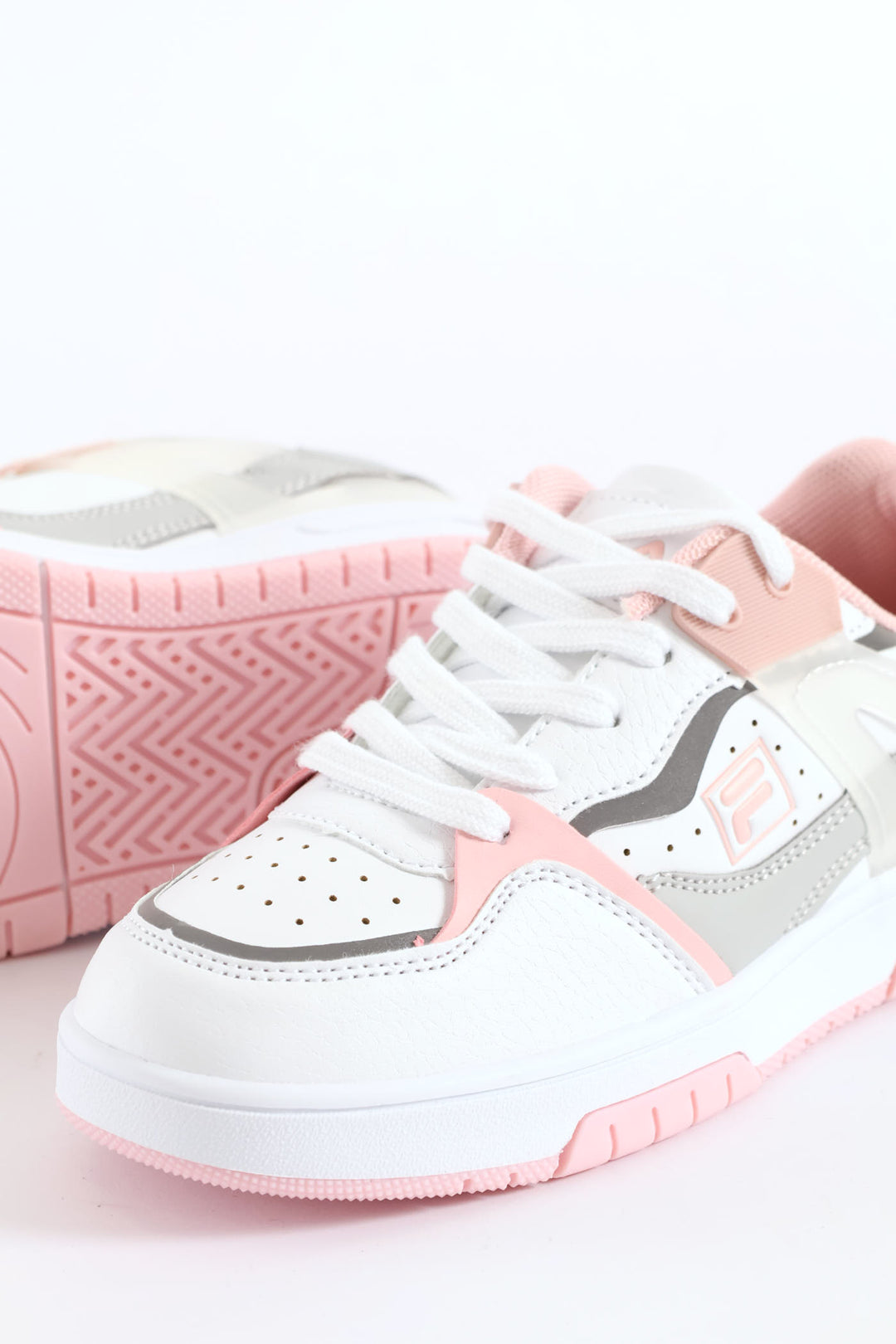 Girls Lilo Sneaker - White/Lilac