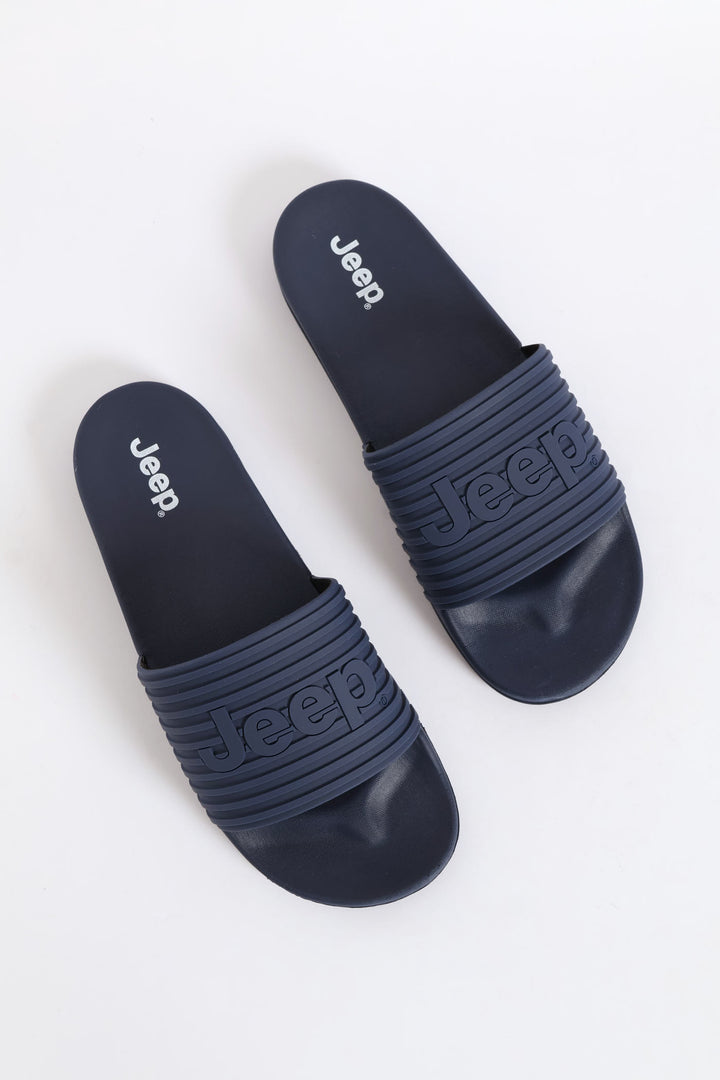 Sunny Pool Slide - Navy