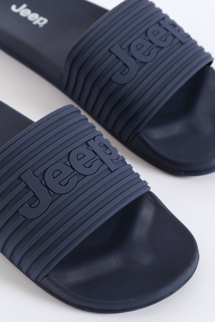 Sunny Pool Slide - Navy