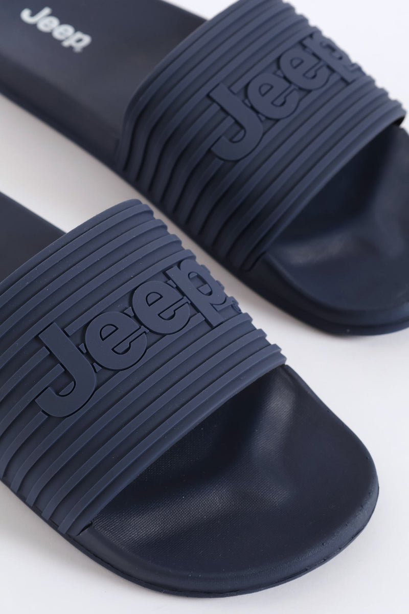 Sunny Pool Slide - Navy