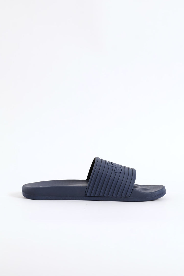 Sunny Pool Slide - Navy