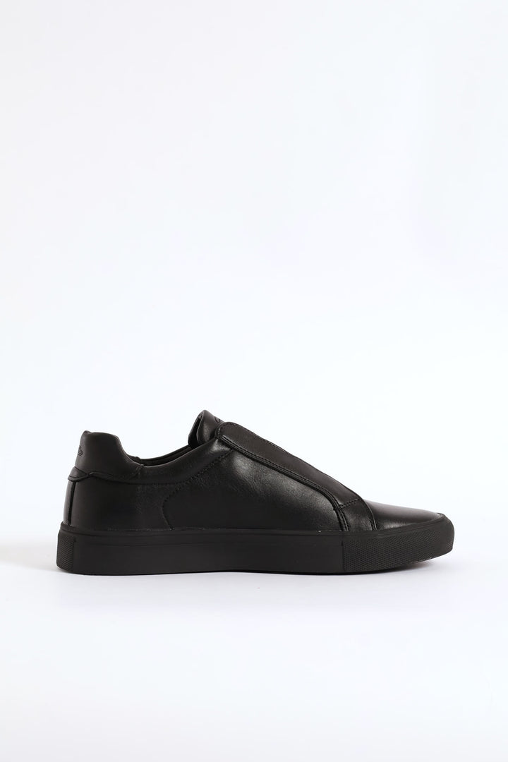 Axel Elastic Lace Sneaker - Black