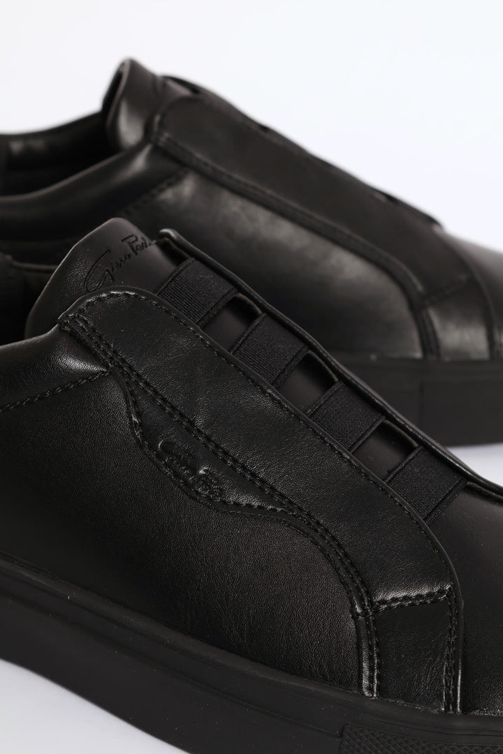 Axel Elastic Lace Sneaker - Black
